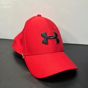 Under Armour Bold Red Cap with Black Logo